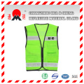 Red Reflective Vest with Reflective Strips (vest-1)